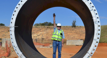 Електромагнітні витратоміри KROHNE з розміром DN3000